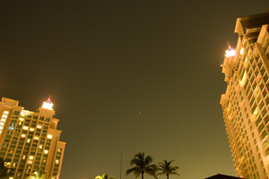 Jupiter Over Atlantis July 17, 2009 11:50 PM