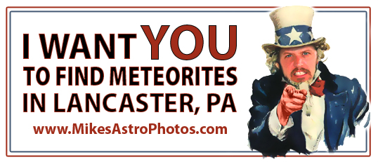 Meteorite hunters wanted!