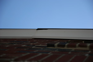 Dislodged and Broken Fascia Board 