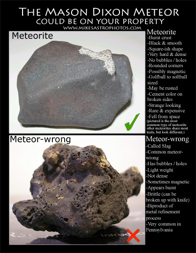 Meteor Postcard Front