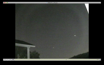 High Res Frame of Pittsburgh Meteor Video
