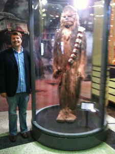 Mike With Chewbaca 