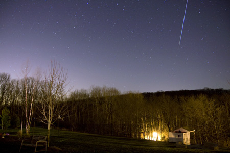 Meteor Over Observatory - December 17th, 2009
