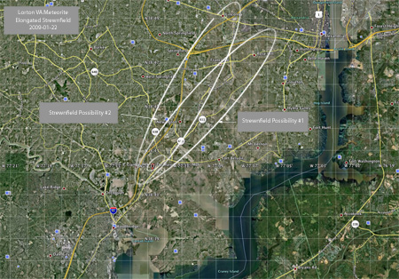 Lorton Elongated Estimated Strewnfield