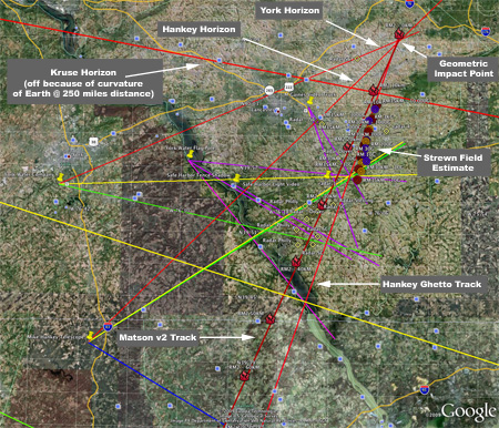 Fireball Trajectory Analysis - All Observer Data
