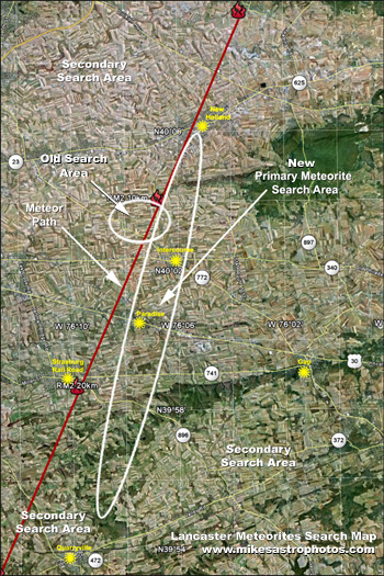 Rob Matson Updated Search Area