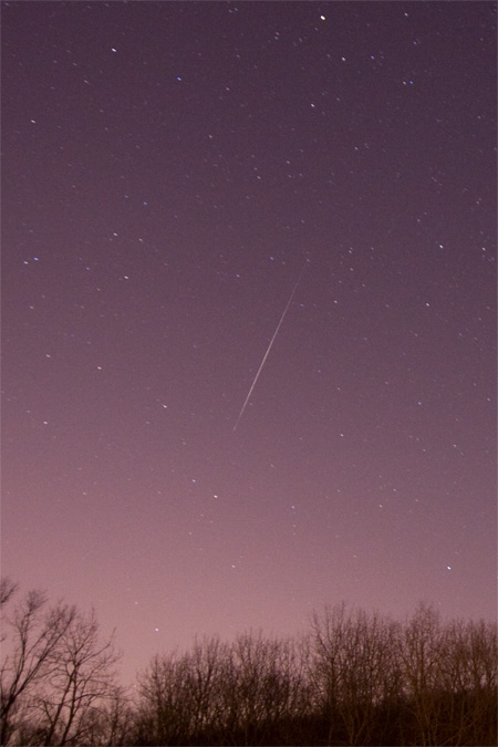 Sporadic Meteor - January 10th, 2009 4:20 AM