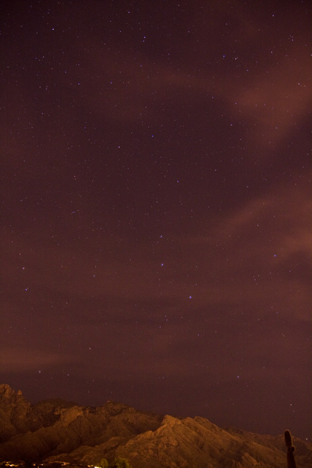 Big Dipper Catalina Mountains - February 5th, 2010