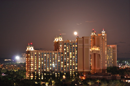 Moon Rising Over Atlantis