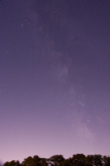 Milkyway on Southern Horizon - July 4th, 2010 1:40 AM