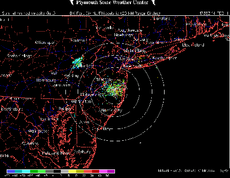 Possible Meteor Radar Signal Over Long Island