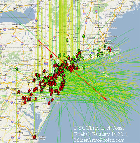 Philly Fireball - Febuary 14, 2011 12:40 PM