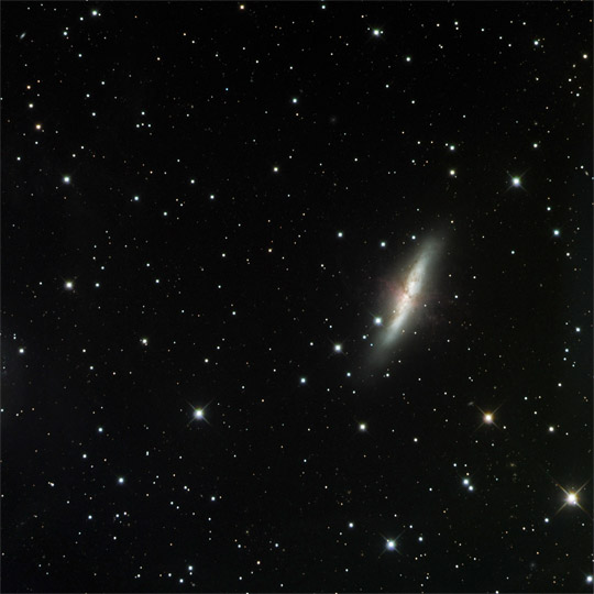Messier 82 - A Galaxy in Peril 