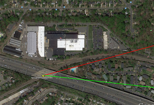 Springfield Meteor Video Google Earth Calibration